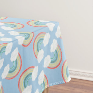 Nappe Boho Arc-en-ciel 1er anniversaire Party Blue Boy K