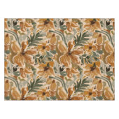 Nappe Boho Automne Terracotta Floral Thanksgiving Fall (Devant (Horizontal))
