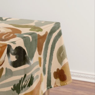 Nappe Boho Automne Terracotta Floral Thanksgiving Fall