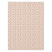 Nappe Boho Bats et étoiles Motif d'Halloween (Devant)