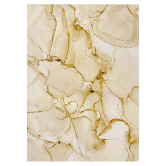 Nappe Boho Beige Abstraite (Devant)