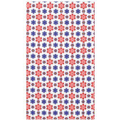 Nappe Boho Blue Purple Red Flowers Large Tablecloth (Devant)