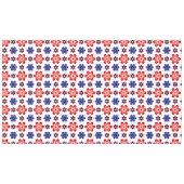 Nappe Boho Blue Purple Red Flowers Large Tablecloth (Devant (Horizontal))
