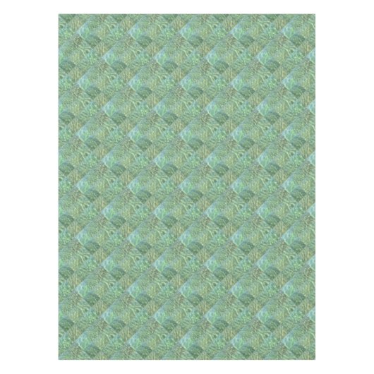Nappe Boho Chic Diamond Patchwork Aquamarine (Devant)