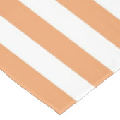 Nappe Boho Chic Vibrant Bandes Orange Printemps & Été (Angle)