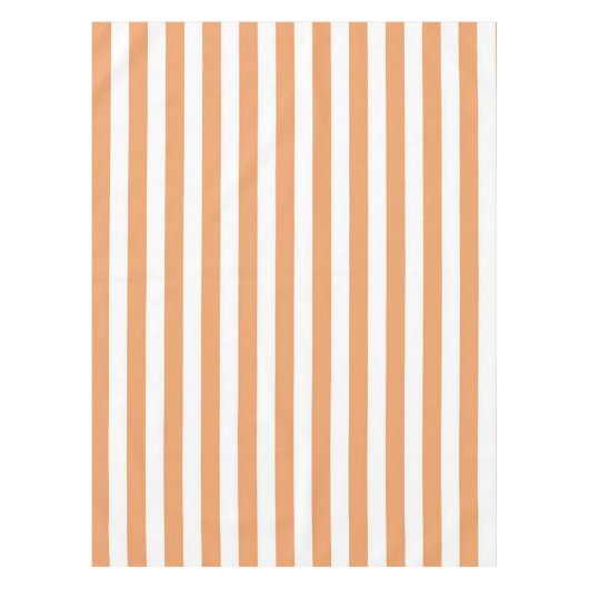 Nappe Boho Chic Vibrant Bandes Orange Printemps & Été (Devant)
