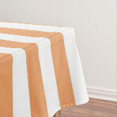 Nappe Boho Chic Vibrant Bandes Orange Printemps & Été (In Situ)