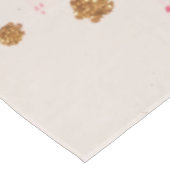 Nappe Boho Dreamcatcher Pink Gold Floral Aquarelle (Angle)