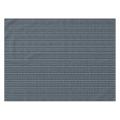 Nappe Boho Farmhouse Flèche Rayure Géométrique Bleu Fonc (Devant (Horizontal))