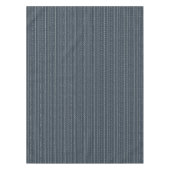 Nappe Boho Farmhouse Flèche Rayure Géométrique Bleu Fonc (Devant)