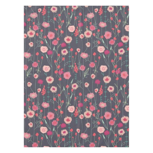 Nappe Boho floral foncé (Devant)