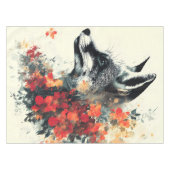 Nappe Boho Floral Fox Faune Nature (Devant (Horizontal))