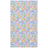 Nappe Boho Flowers Motif B01.w Lblue BG (Devant)