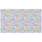Nappe Boho Flowers Motif B01.w Lblue BG (Devant (Horizontal))