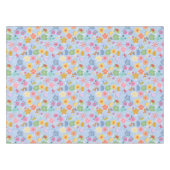 Nappe Boho Flowers Motif B01.w Lblue BG (Devant (Horizontal))