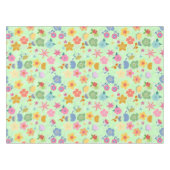 Nappe Boho Flowers Motif B01.w LGreen BG (Devant (Horizontal))