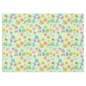 Nappe Boho Flowers Motif B01.w LGreen BG (Devant (Horizontal))
