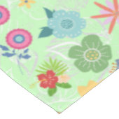 Nappe Boho Flowers Motif B01.w LGreen BG (Angle)