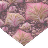 Nappe Boho Funky Eclectique Rose Noir Abstrait Fractal (Angle)