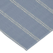 Nappe Boho géo lignes simples beige denim bleu rustique (Angle)