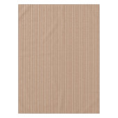 Nappe Boho géométrique rayé chaud neutre tan (Devant)