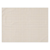 Nappe Boho Gingham Pattern Plaid Checkered Neutral (Devant (Horizontal))