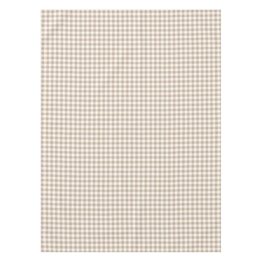 Nappe Boho Gingham Pattern Plaid Checkered Neutral (Devant)