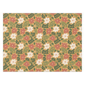 Nappe Boho Jaune Vert Rouge Floral Noël (Devant (Horizontal))