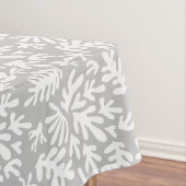Nappe Boho Matisse Formes Botaniques Motif Gris Blanc (In Situ)
