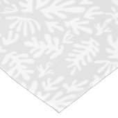 Nappe Boho Matisse Formes Botaniques Motif Gris Blanc (Angle)