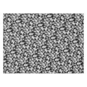 Nappe Boho Matisse Formes Botaniques Motif Noir Blanc (Devant (Horizontal))