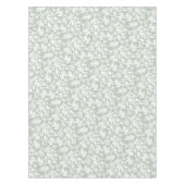 Nappe Boho Matisse Formes Botaniques Motif Sage Green (Devant)