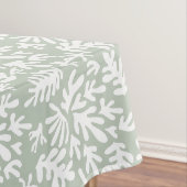 Nappe Boho Matisse Formes Botaniques Motif Sage Green (In Situ)