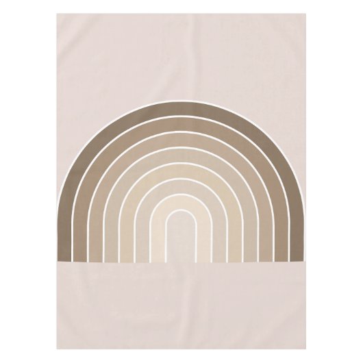 Nappe Boho Rainbow Olive Earth Tons (Devant)