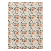 Nappe Boho Style Roses In Pastel Orange And Sage Green (Devant)