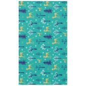 Nappe Boho Trees Gold Deers Moderne (Devant)