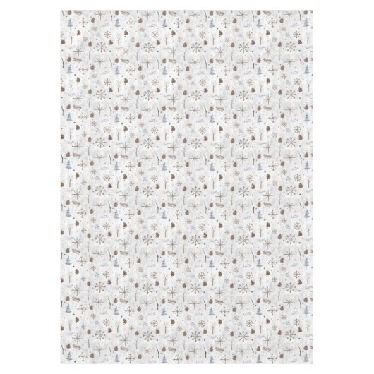 Nappe Boho Twigs & Pinecone Christmas ID986 (Devant)