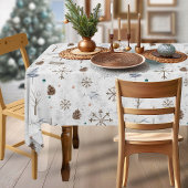 Nappe Boho Twigs & Pinecone Christmas ID986