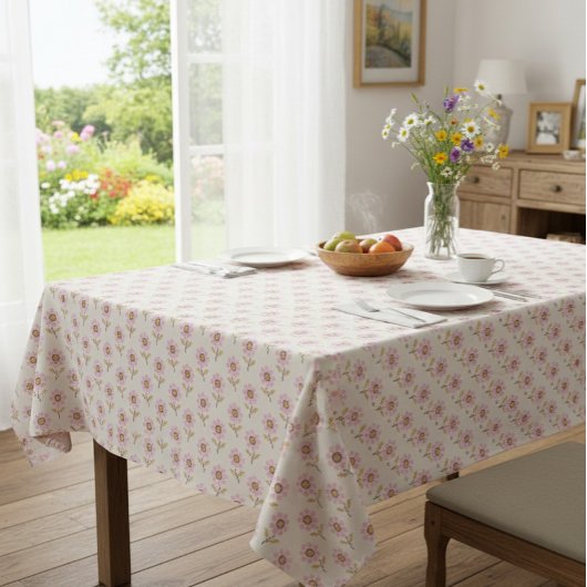 Nappe Boho Ukrainien Folk Cross Stitch Floral