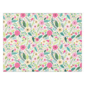 Nappe Boho Whimsical Rosier rose (Devant (Horizontal))