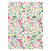 Nappe Boho Whimsical Rosier rose (Devant)