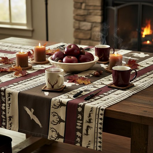 Nappe Bois automnaux