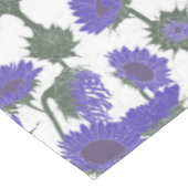 Nappe Bois Imprimer Tournesol violet (Angle)