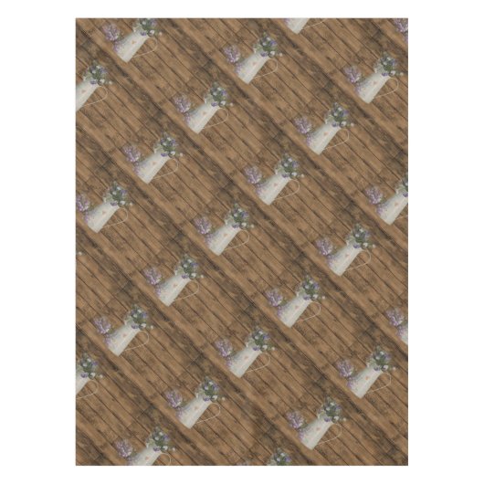 Nappe bois rustique de grange de lavande primitive de (Devant)