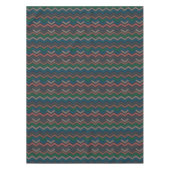 Nappe Bois sombre Terre Zigzag Chevron (Devant)