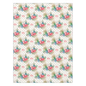 Nappe Boîte cadeau de Noël enroulée Snowflakes Gold (Devant)