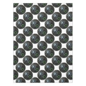 Nappe Bol De Pelouse Noir Et Gris, Tissu De Table (Devant)