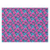 Nappe Bold Abstract Roses In Neon Pink  (Devant (Horizontal))