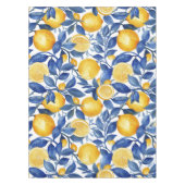 Nappe Bold Blue Italian Positano Lemon (Devant)