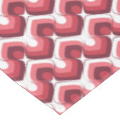 Nappe Bold Retro Modern Motif in Pinks (Angle)